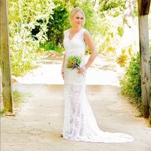Boho wedding dress
